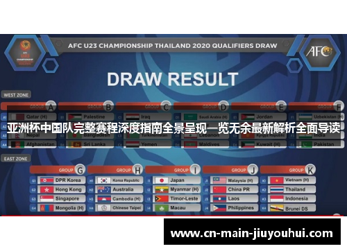 亚洲杯中国队完整赛程深度指南全景呈现一览无余最新解析全面导读
